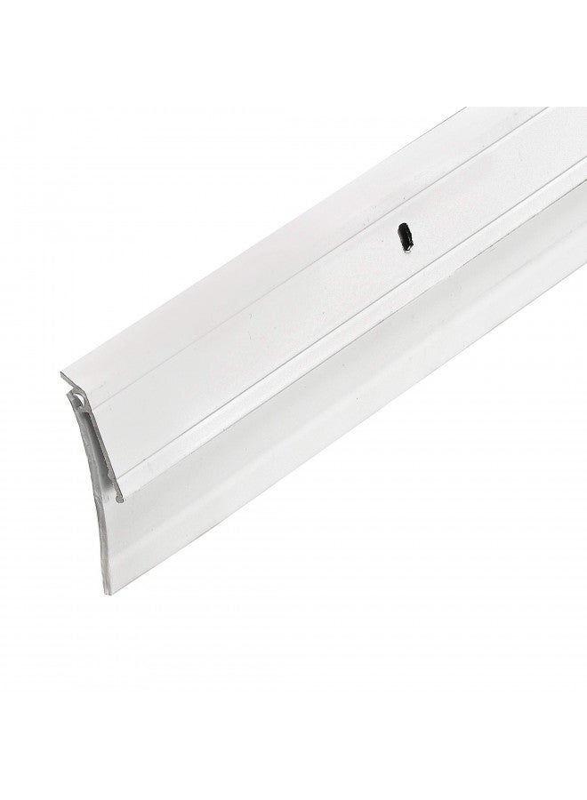 Frost King A62/36WH Premium Extra Wide Aluminum and Vinyl Door Sweep 2-Inch by 36-Inch,, White - Image 1