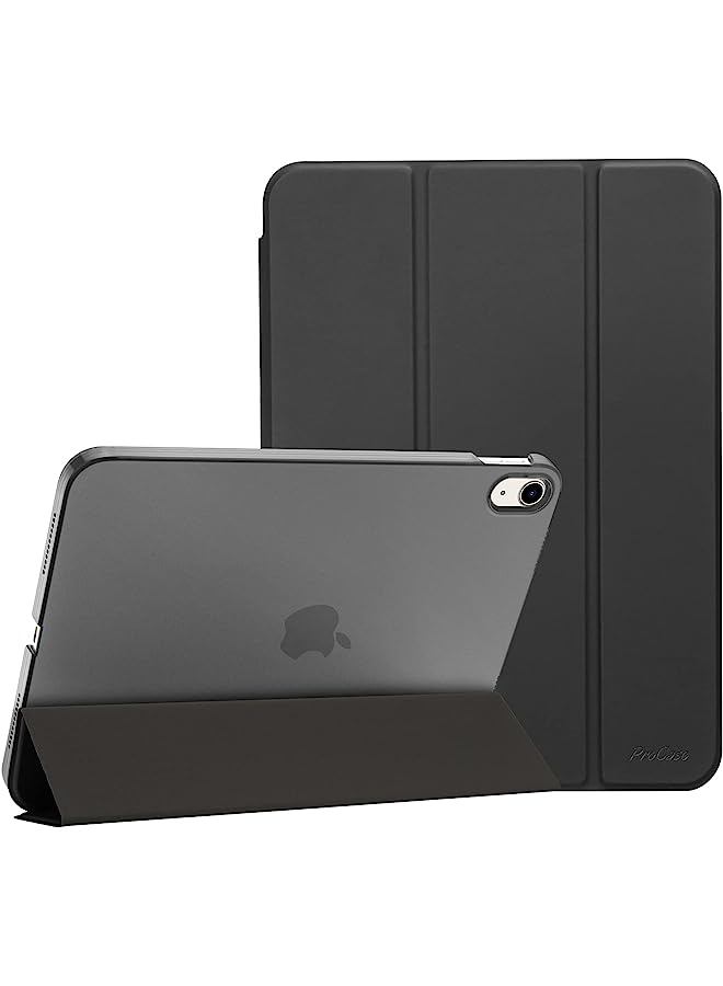 Procases For Ipad 10Th Generation Case 2022 Ipad 10.9 Inch Case, Ipad 10 Case Slim Stand Hard Shell Back Protective Smart Cover For 10.9” Ipad 10Th Gen 2022 Release A2696 A2757 A2777 -Shadowblack - Image 1