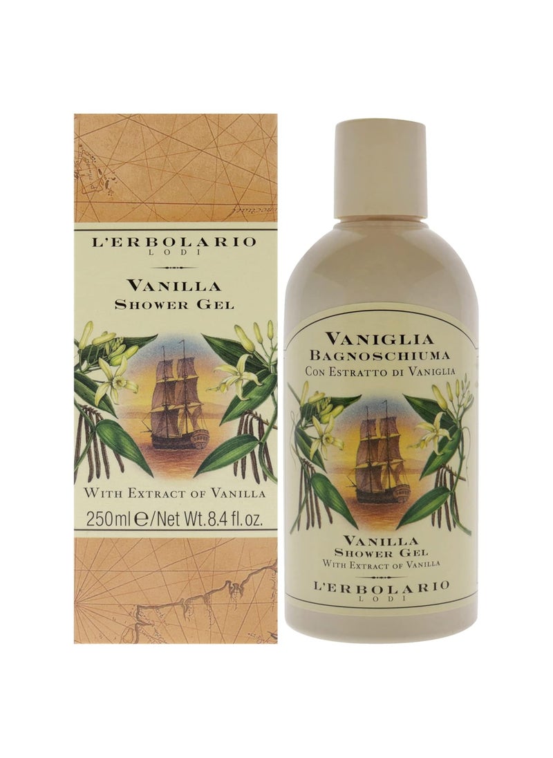 L'Erbolario Vanilla Shower Gel by LErbolario for Unisex  84 oz Shower Gel 