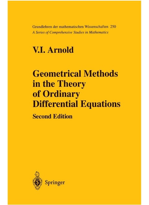 Geometrical Methods in the Theory of Ordinary Differential Equations