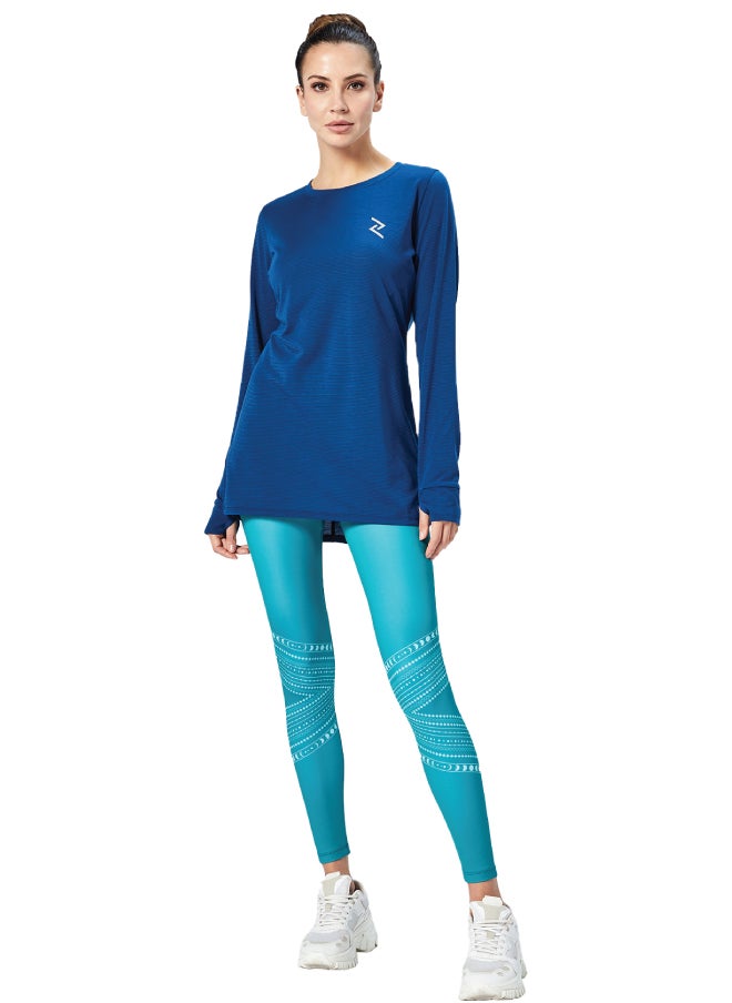 ZAECY Women's Full Sleeve Long Top with Leggings  - Image 2