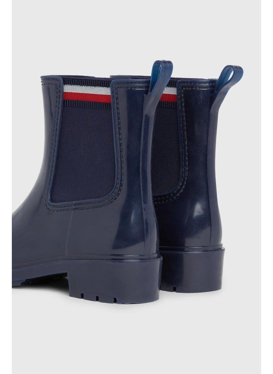 Tommy Hilfiger Jewel - Tommy Hilfiger Corporate Elastic Women's Rain Boots - Image 1