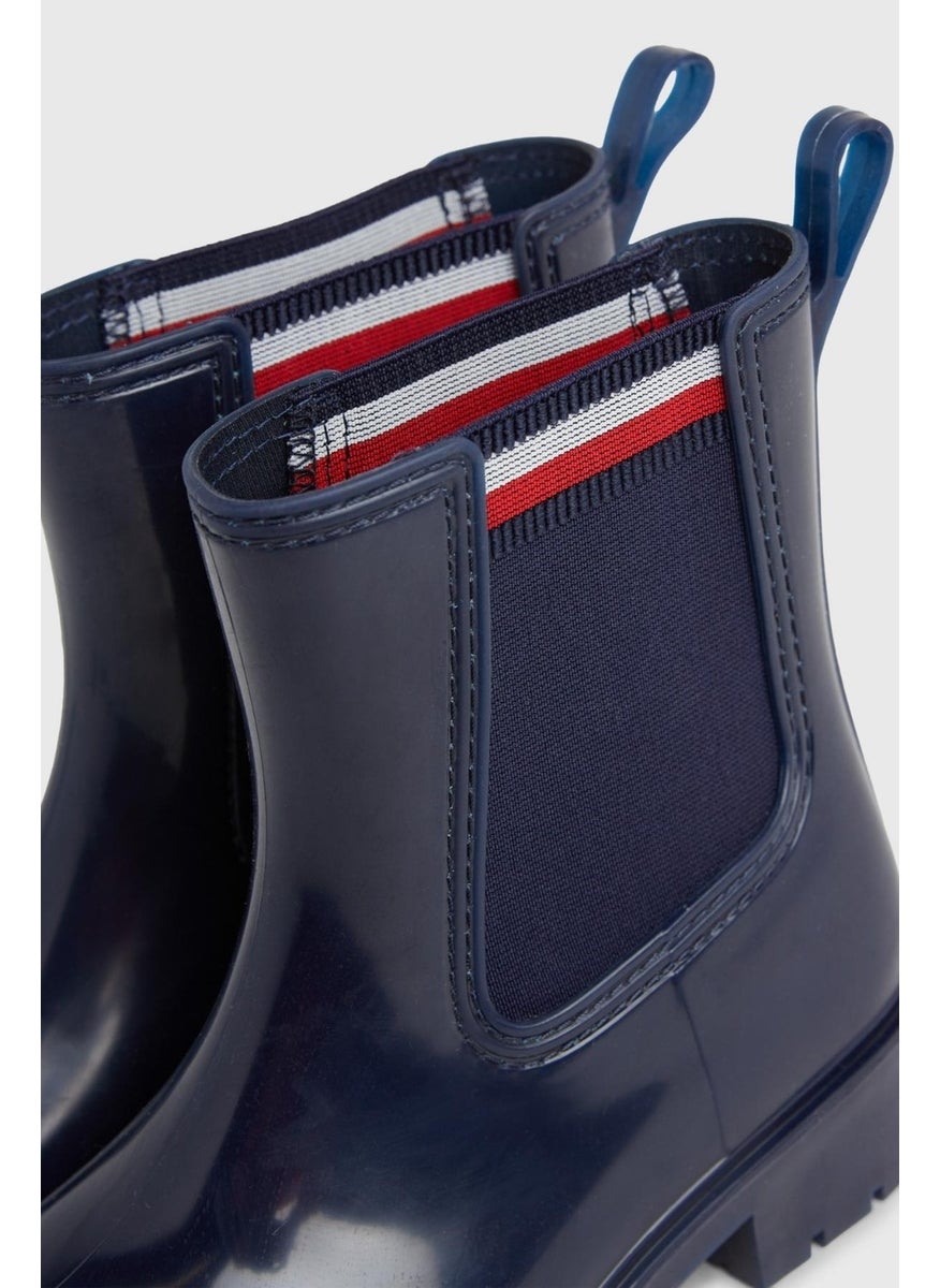 Tommy Hilfiger Jewel - Tommy Hilfiger Corporate Elastic Women's Rain Boots - Image 1