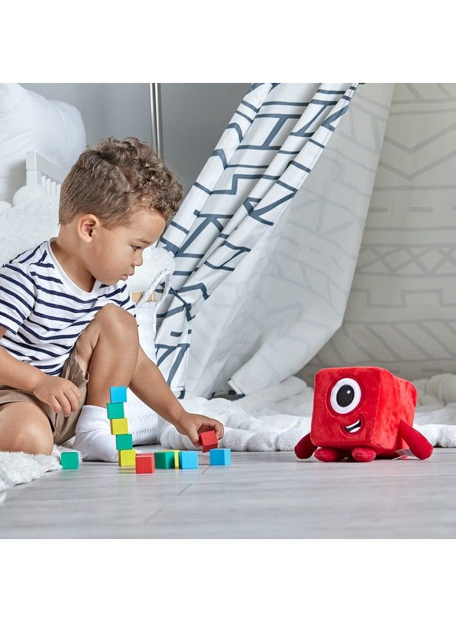 hand2mind Numberblock One Plush Cartoon Plush Toy Plush Figure Toys Kids Stuffed Animals Cute Plushies Imaginative Play Toys Collectible Toys Toddler Sensory Toys Preschool Learning Toys - Image 5