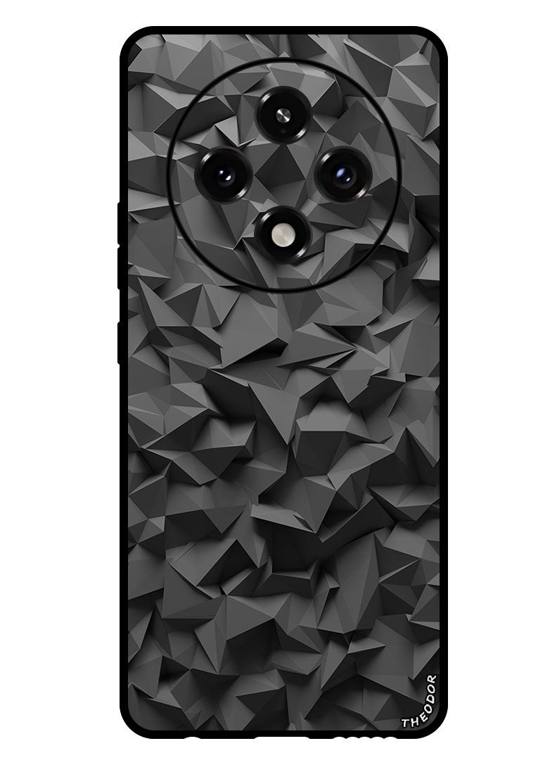 Theodor Protective Case Anti Scratch Shock Proof Bumper Cover For Oppo A3 Pro texture_relief_3d - Image 1