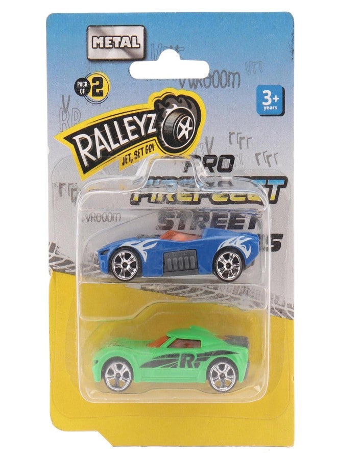 Ralleyz Firefleet Jet Set Go Metal Cars for Kids, Pack of 2, 3Y+, Multicolour | Safe & Gift-Friendly - Image 2