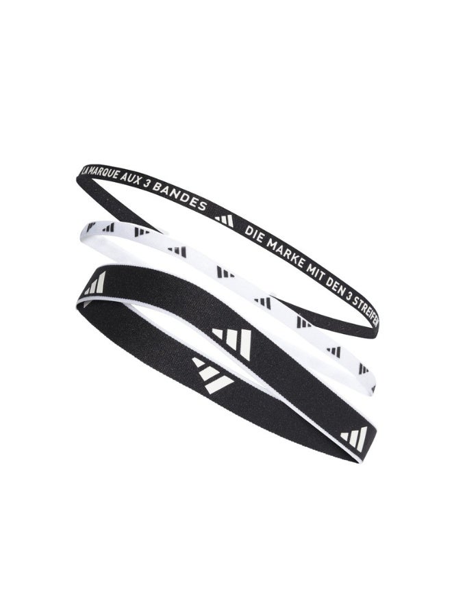 اديداس أديداس عصابة رأس تدريب للجنسين أسود - Image 2