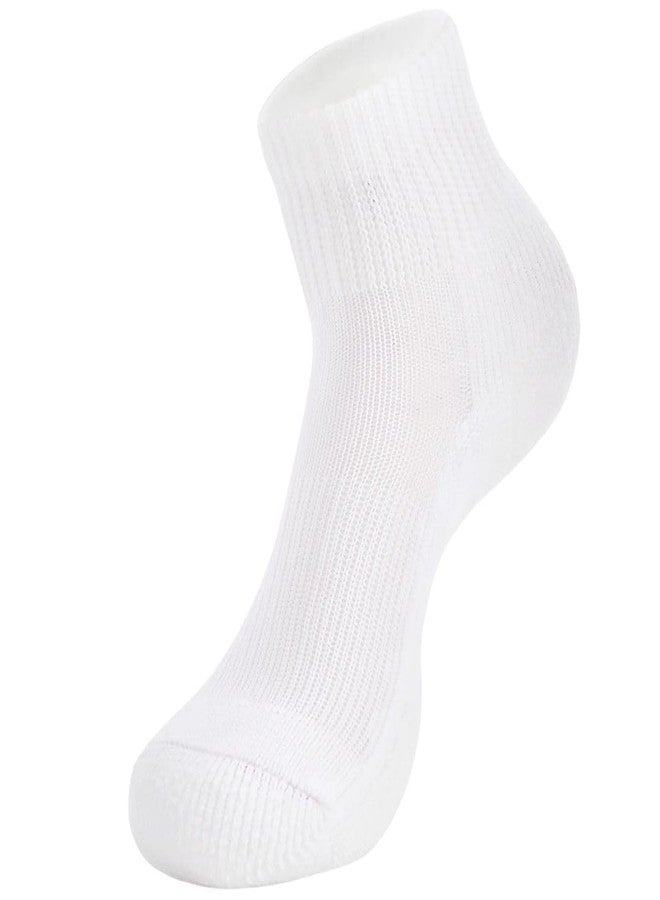 Thorlos Padded Golf Ankle Sock White M - Image 1