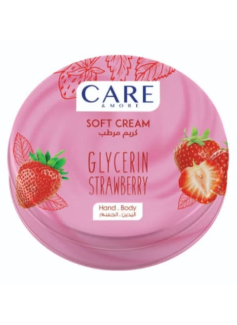 Soft Cream With Glycerin Strawberry Pink 75ml