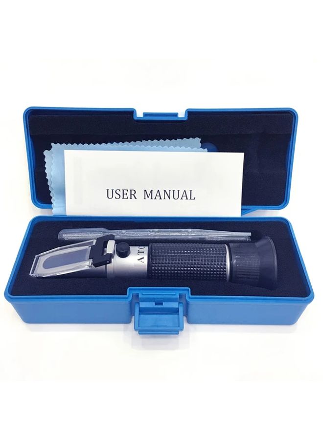 Black Handheld Refractometer Brix 0 To 32 Percent For Fruit Vegetable Honey - Image 4