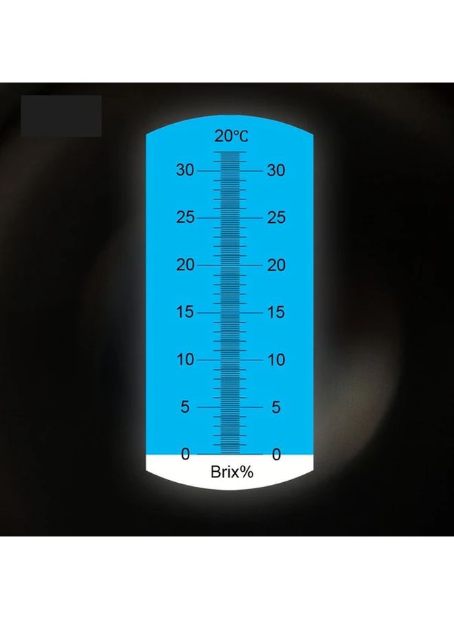 Black Handheld Refractometer Brix 0 To 32 Percent For Fruit Vegetable Honey - Image 5