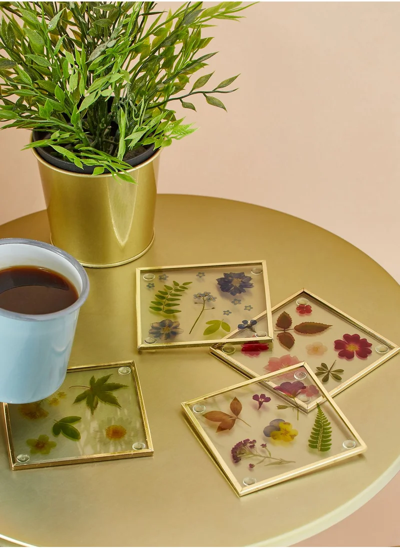 Sass & Belle Pressed Flowers Coasters