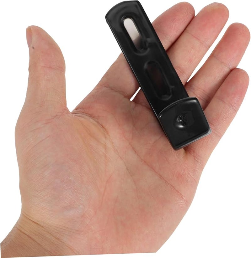 Black Heavy Duty Bunk Bed Hooks Space Saving Loft Ladder Brackets 2 Pack - Image 5