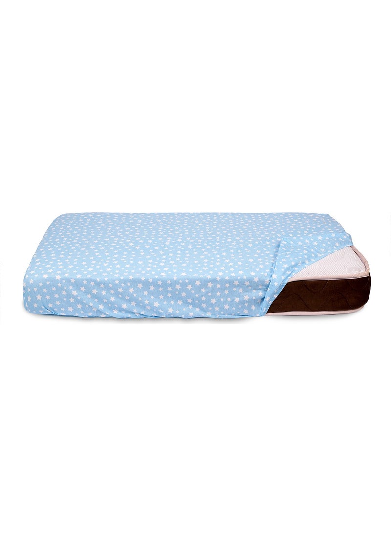 Blue Fitted Baby Sheet 70x150 - pzsku/Z150EAF60083A17F541CBZ/45/_/1730520992/91567d9d-741b-41b2-9b22-3c34d8719206