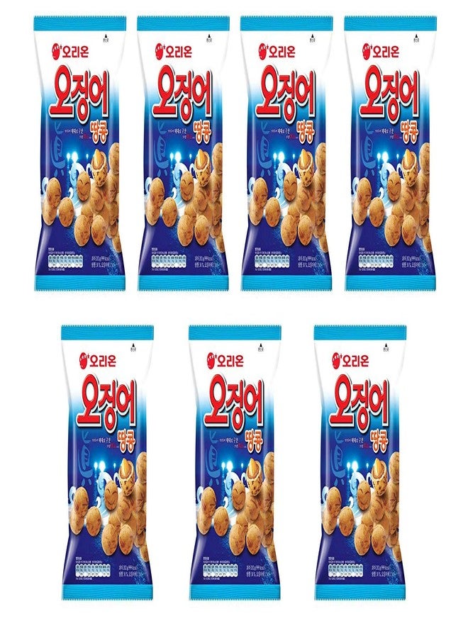Orion Korean Orion Peanut & Squid Ball Value Pack 1 Box (98g X 7ea) 오징어 땅콩 - Image 2