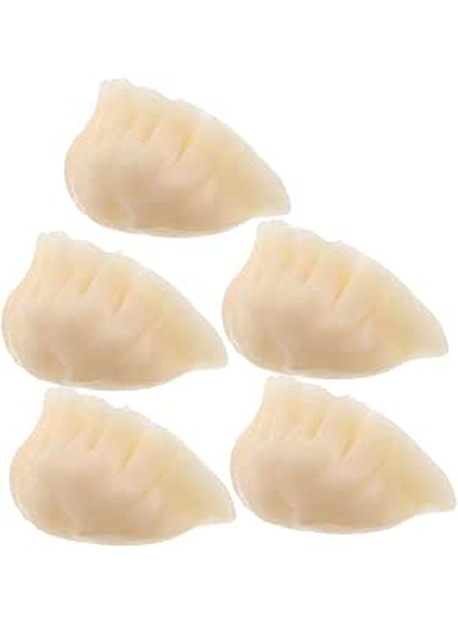 Realistic Artificial Dumpling Food Props 5 Pieces Kitchen Display Decor - Image 1