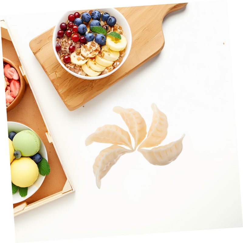 Realistic Artificial Dumpling Food Props 5 Pieces Kitchen Display Decor - Image 5