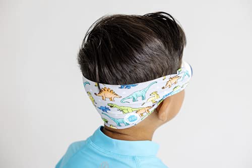 Splash Place KIDS SWIM GOGGLES with Fabric Strap - DINO | Fun, Fashionable, Comfortable - Tangle-Free, Swimming Goggles for Kids, Comfy Fabric Strap Goggles - Image 5