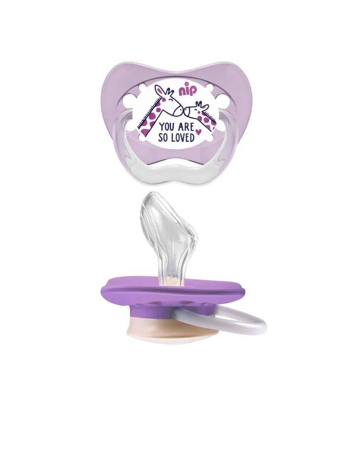 nip Nip Family Soother / Silicone / Giraffe & Koala 0-6M - Image 3