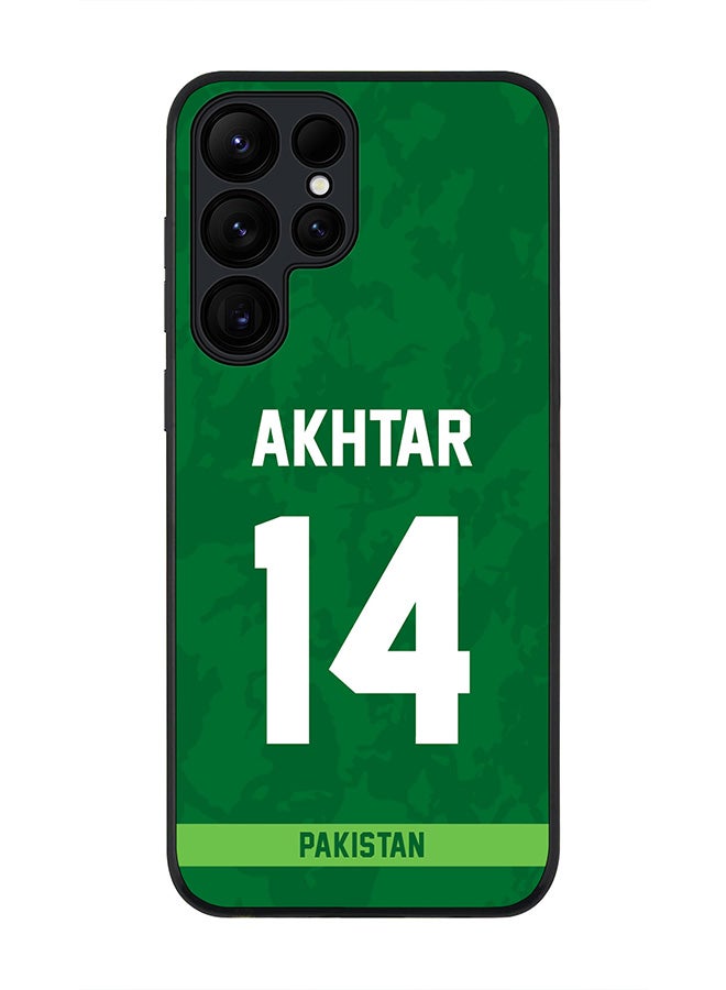 Stylizedd For Samsung Galaxy S25 Ultra 5G Case,Slim fit Camera Protection, Shockproof Thin Phone cover  - Pakistan Shoaib Akhtar, Jersey No 14 - Image 1