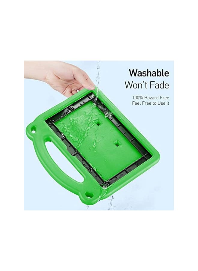 DUZZONA Case Cover For Samsung Galaxy Tab A8 10.5 Inch 2021(Sm-X200/Sm-X205/Sm-X207), Lightweight Shockproof Kids With Kickstand And Shoulder Straps For Galaxy Tab A8, Green  - Image 3