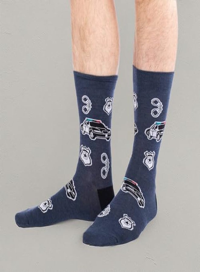 Good Luck Sock Men's Police Socks, Big & Tall, Shoe Size 13-17 - Image 3