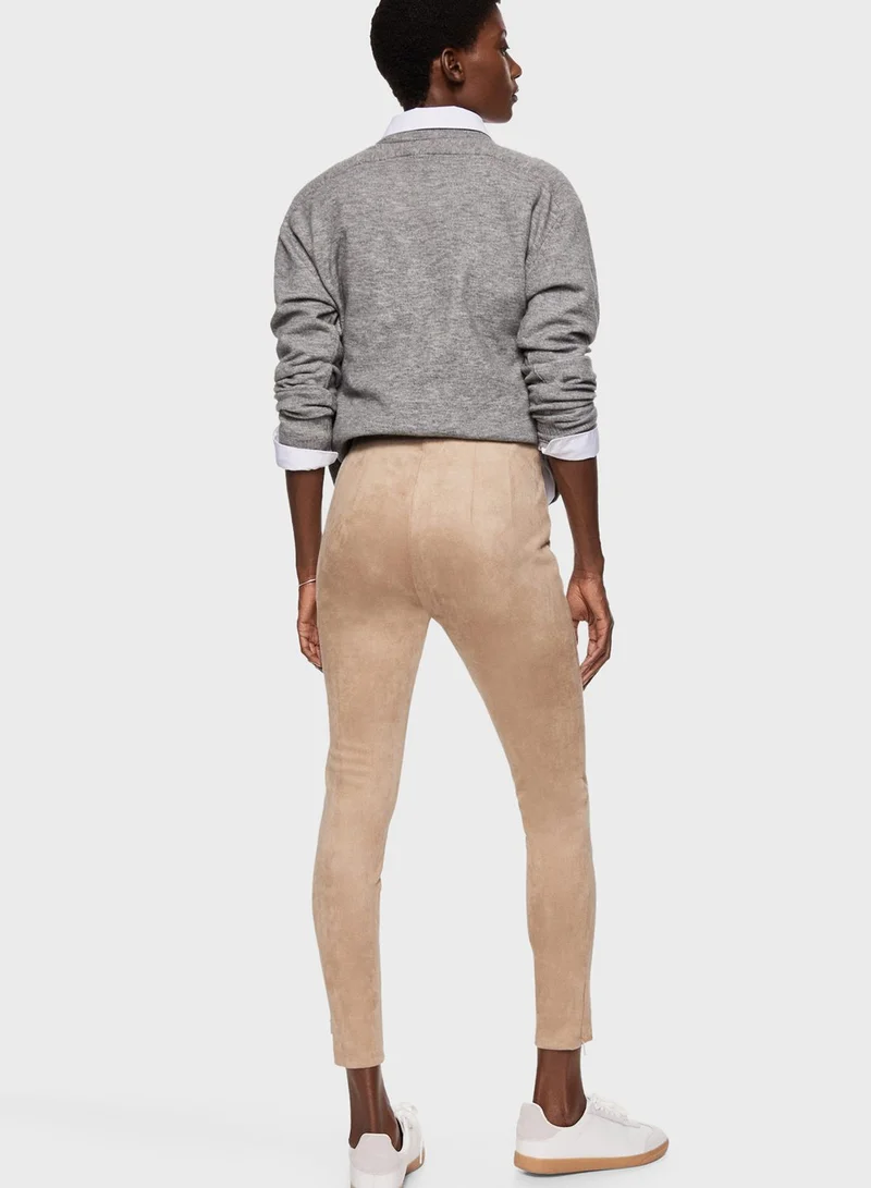 MANGO High Waist Leggings