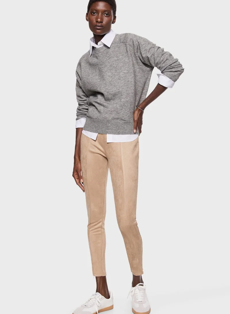 MANGO High Waist Leggings