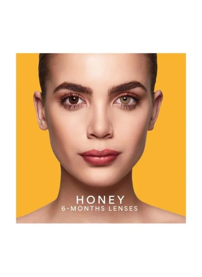 swati Cosmetics Coloured Contact Lenses  Honey 6 Months