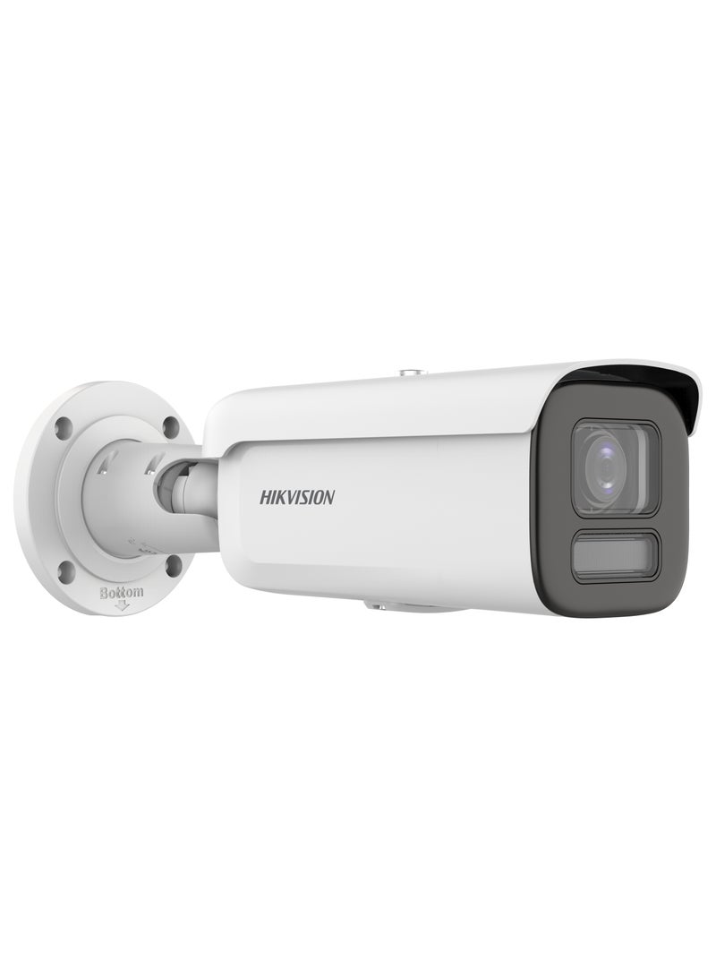 HIKVISION DS-2CD2T83G2-4LI2U 8MP 4K AcuSense Bullet IP Camera 2.8mm Lens, Smart Hybrid Light, 80m Night Vision, WDR 120dB, IP67 Weatherproof, PoE/12V DC, MicroSD (up to 512GB), Dual Microphone, White | DS-2CD2T83G2-4LI2U - Image 3