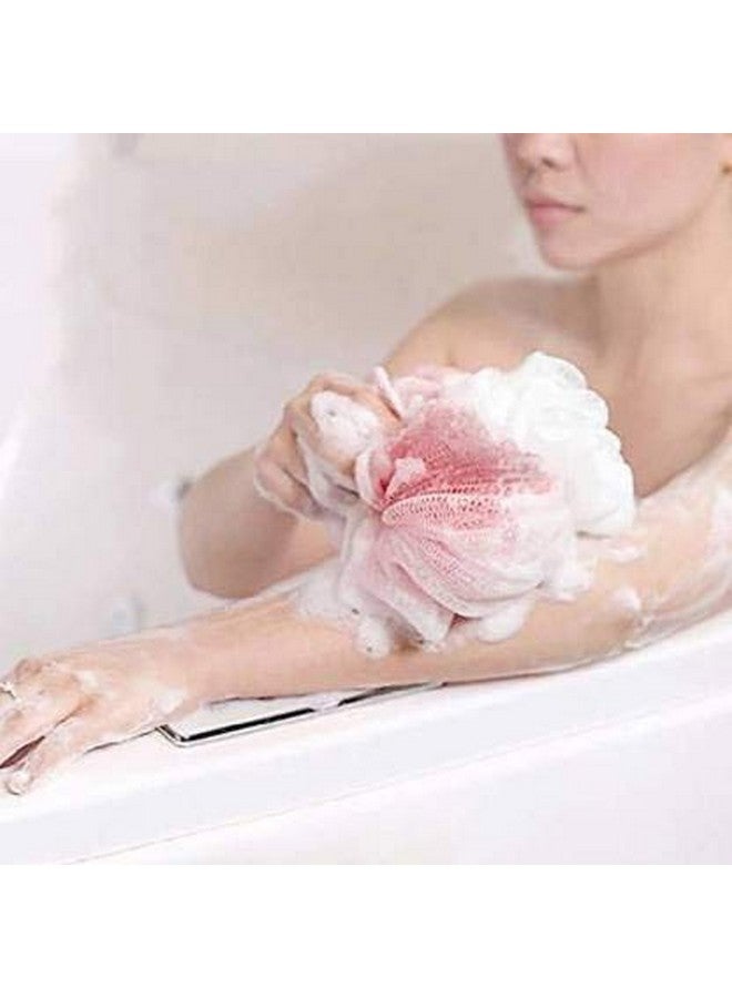 Shri Radhe Traders Bath Shower Loofah Sponge Pouf Body Scrubber Exfoliator| Bathing Loofah for Men and Women Pack of 2 - Image 4
