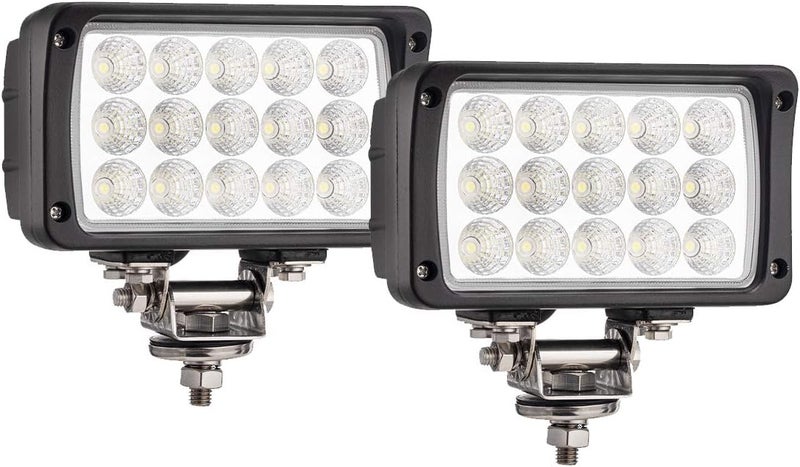Lightronic 4X6 Inch 45W LED Work Light - 2-Piece Set - Image 1
