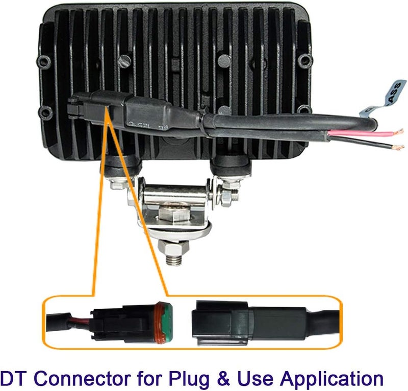 Lightronic 4X6 Inch 45W LED Work Light - 2-Piece Set - Image 5