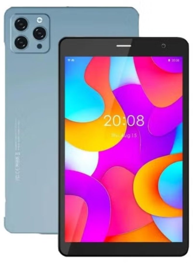REBENUO K9 Android Tablet 8.0-Inch HD Display | 5G + Dual SIM Connectivity | 8GB RAM + 512GB ROM | Android OS | 5000mAh Long Battery Life | WiFi | Bluetooth | GPS | Front & Rear Cameras | Lightweight & Portable | Type-C Charging | Student & Travel-Friendly Tablet – Blue - Image 1