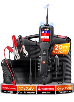 Ancel ANCEL PB100 Automotive Circuit Tester, 12 24V Power Circuit Probe Tester, Electrical Open&Short Finder, AC DC Voltage Diode Resistance Trailer Fuse Relay Tester, Activate Component Tool, 40FT Cable  - Image 1