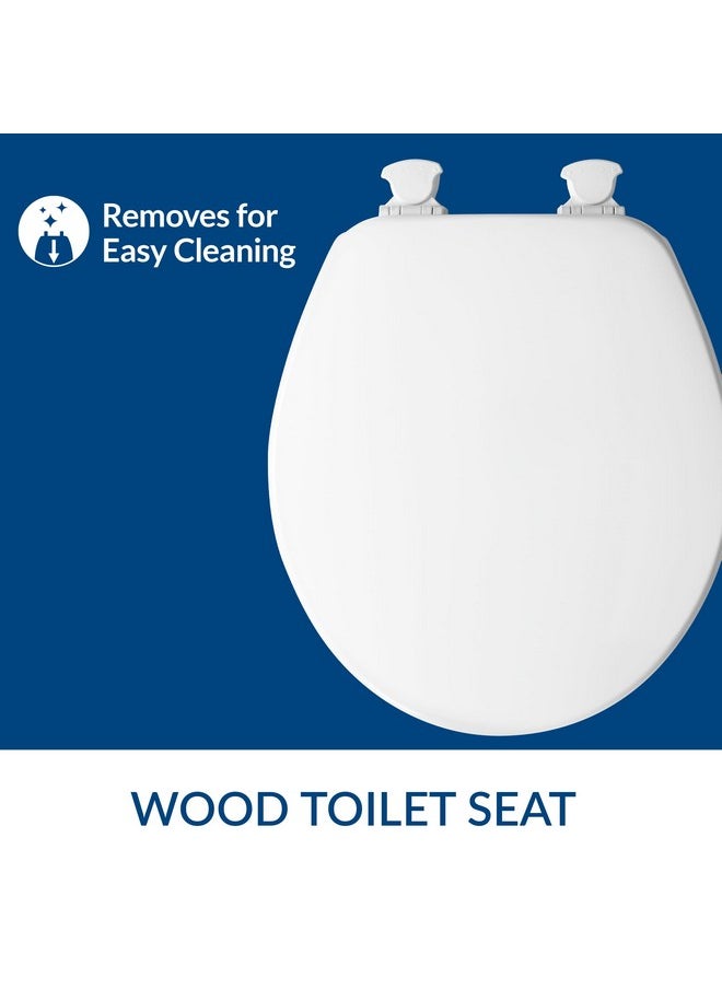 Bemis Church 540EC 000 Round, Durable Enameled Wood, White  - Image 2