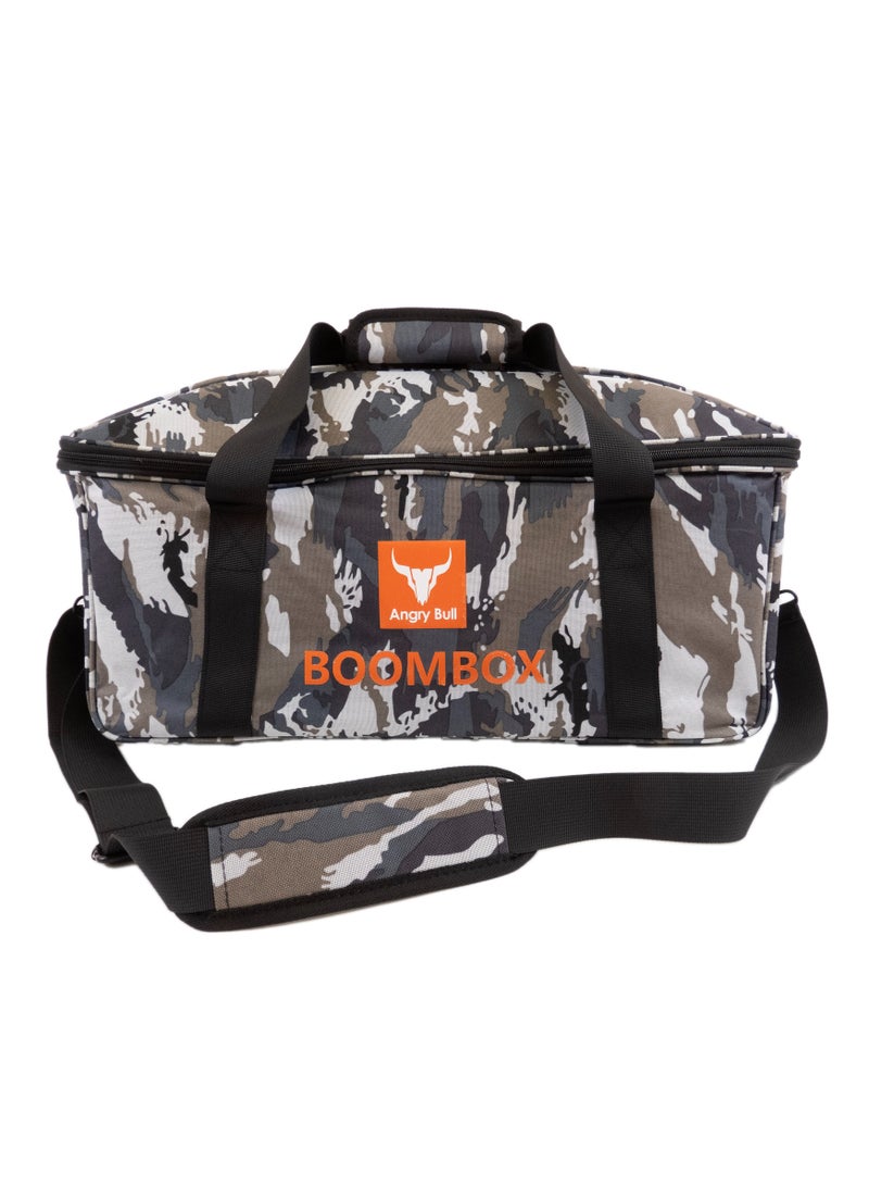 Speaker Bag Safety Carrying Case with Shoulder and Handy Strap Travel Bag for JBL Boombox 3 Portable Bluetooth Speaker Army - F