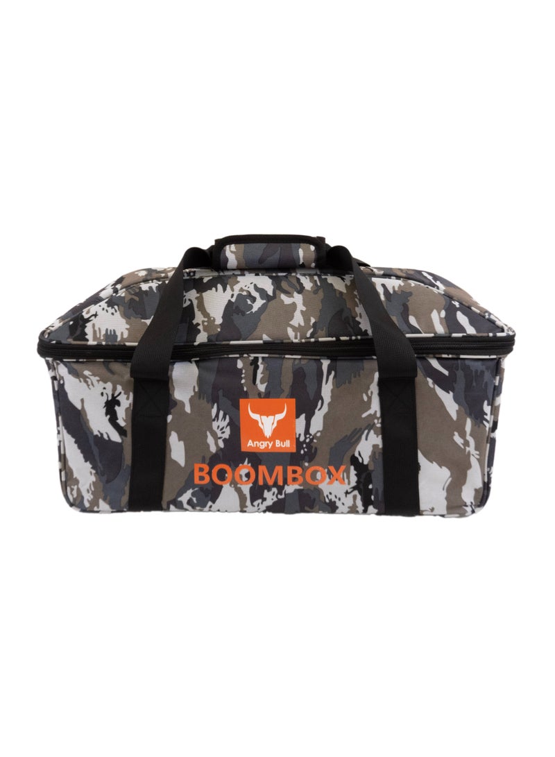 Speaker Bag Safety Carrying Case with Shoulder and Handy Strap Travel Bag for JBL Boombox 3 Portable Bluetooth Speaker Army - F