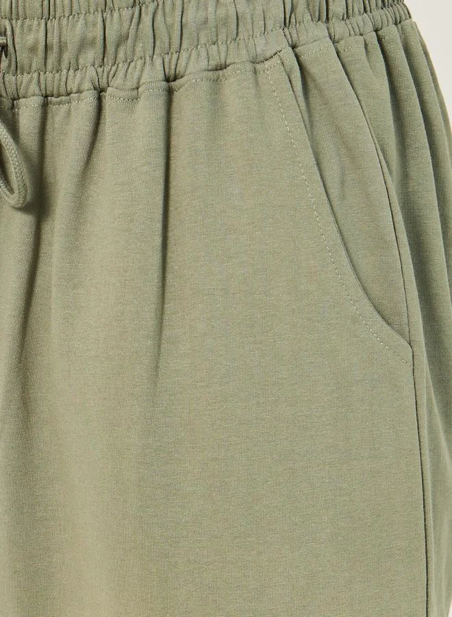 Styli Oversized Cut and Sew Detail Cargo Joggers