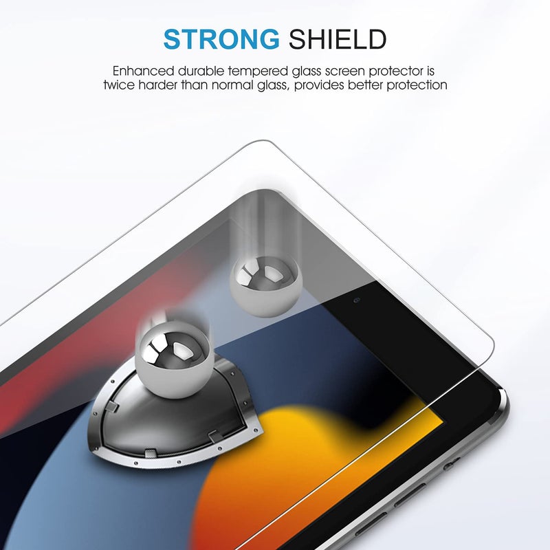 SPARIN 3 Pack Screen Protector for iPad 9th 8th 7th Generation 10.2 inch, Tempered Glass Compatible with iPad 9 8 7 (2021 2020 2019) - Image 5