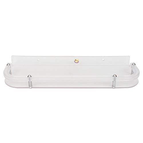 GRAZIA ABS Unbreakable Plastic Shelf Multipurpose ABS Shelf for Kitchen Bathroom Color: Clear 20 * 5.5 INCH - Image 3