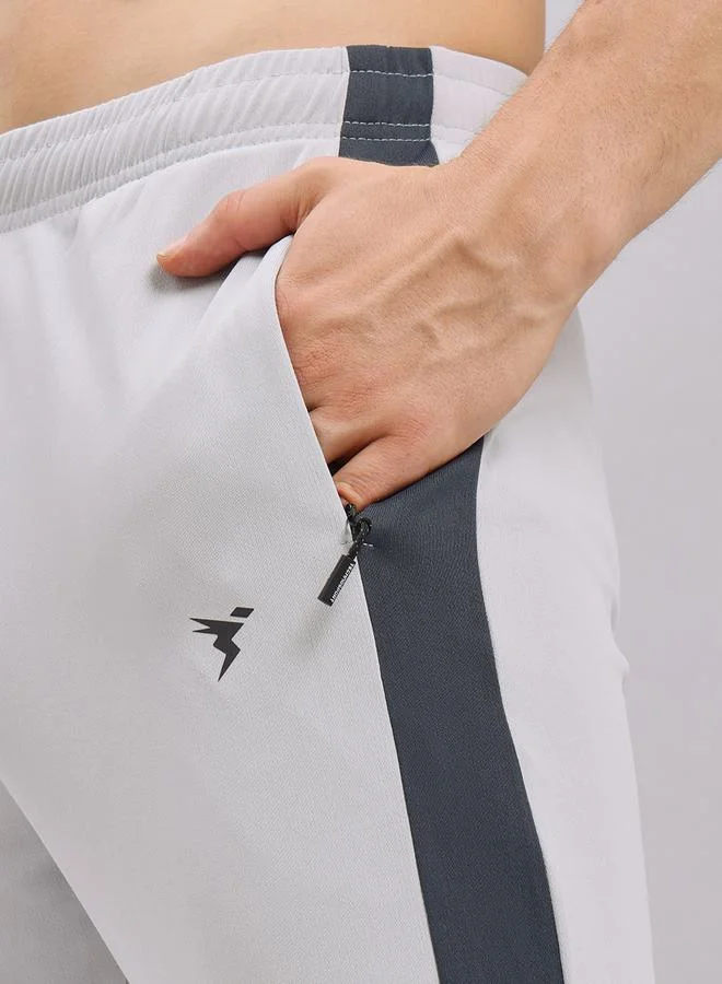 Technosport Contrast Panel Quick Dry Track Pants by Styli