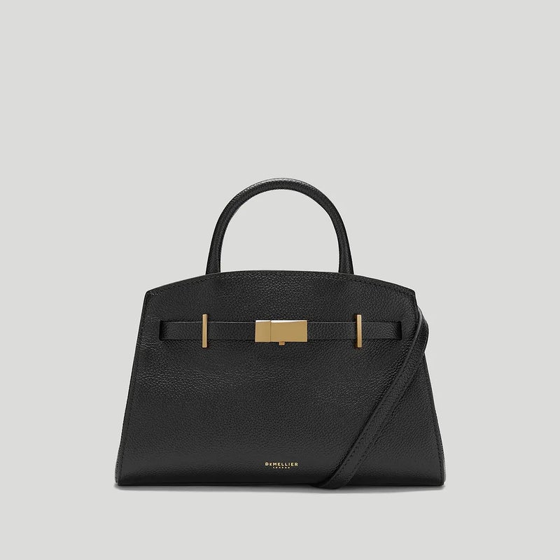 Demellier Hudson Small Suede Bucket Bag - Image 5