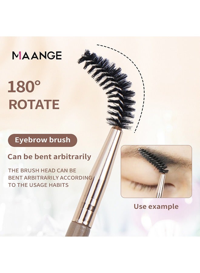 مانجي مجموعة فرش مكياج 20 قطعة ، فرشاة مكياج عيون احترافية مع علبة هدايا ، فرش مكياج أدوات فرشاة أحمر الخدود ظلال العيون - Image 4