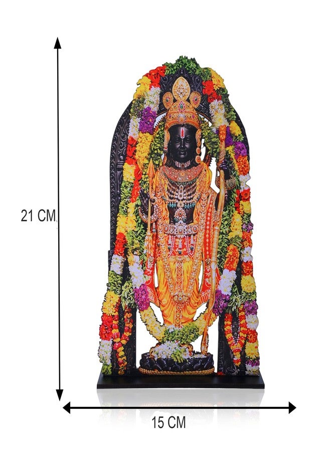Craftam RAM Lalla Idol Ram Lalla Idol MurtiStatue Shree Ram Lala Ayodhya Statues for Gift Home Temple Mandir Pooja (MDF Made) - Image 5