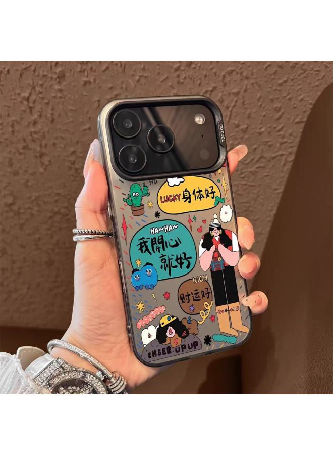 Good Luck Graffiti Is Suitable For Iphone17promax Mobile Phone Case Apple 17air New Model 16/15 Premium 14pro