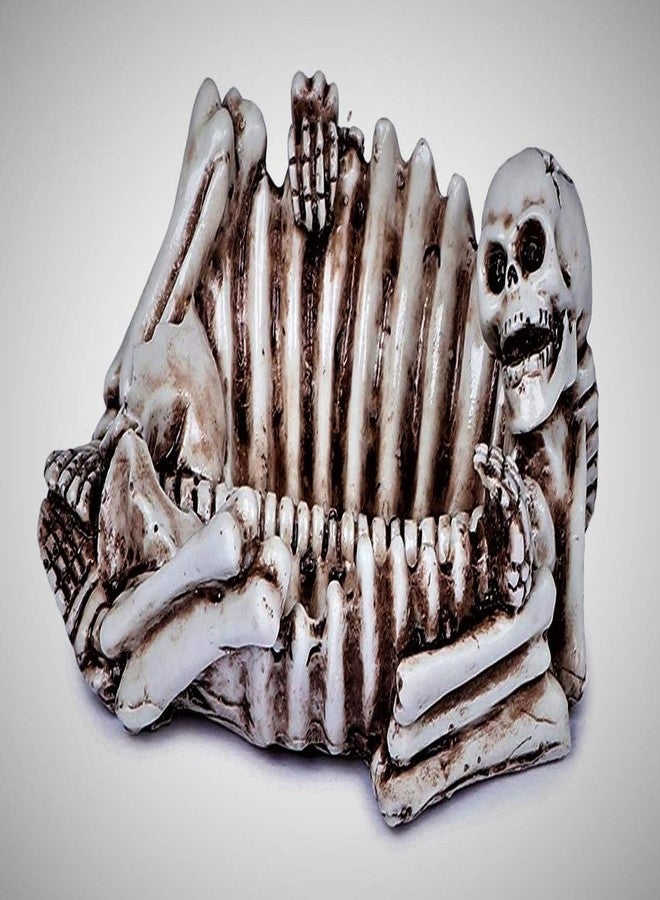 Inara Creation Pirates Skull Skeleton Ashtray - Image 3