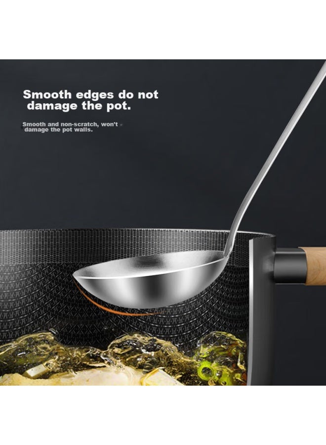 MAX COOK Meichun (maxcook) Soup Ladle, 304 Stainless Steel Large Soup Spoon, Thickened Long-handled Cooking Spoon, Porridge Ladle Mccu8267  - Image 3