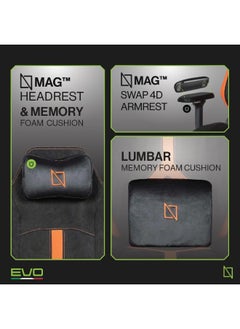 NAVODESK APEX PROMAX EVO EDITION, High Back Computer Gaming Chair with Magnetic 4D Swappable Armrests, Lumbar Pillow & Magnetic Headrest  - Image 2