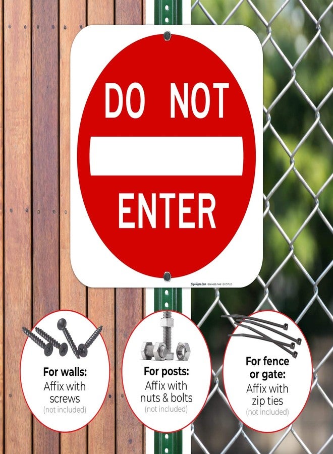 سيجو ساينس لافتة مربعة "ممنوع الدخول"، مقاس 12 × 12 بوصة، مصنوعة من الألومنيوم المقاوم للصدأ بسماكة 0.040 بوصة، مقاومة للبهتان، صنع في الولايات المتحدة الأمريكية - Image 4